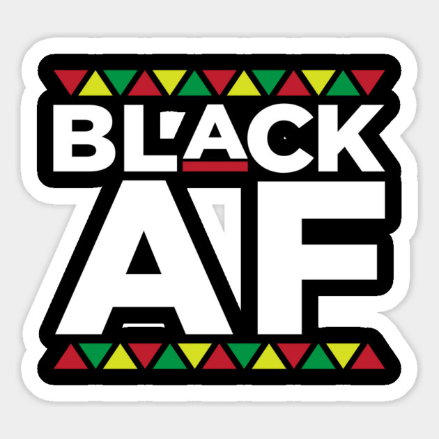 Black AF, Black People, African American, Black Lives Matter, Black Pride Magnet by UrbanLifeApparel