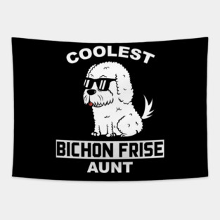 Coolest Bichon Frise Aunt Tapestry