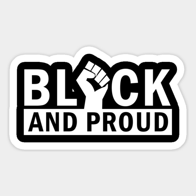Black and Proud, African American, Black Lives Matter, Black Pride Magnet by UrbanLifeApparel