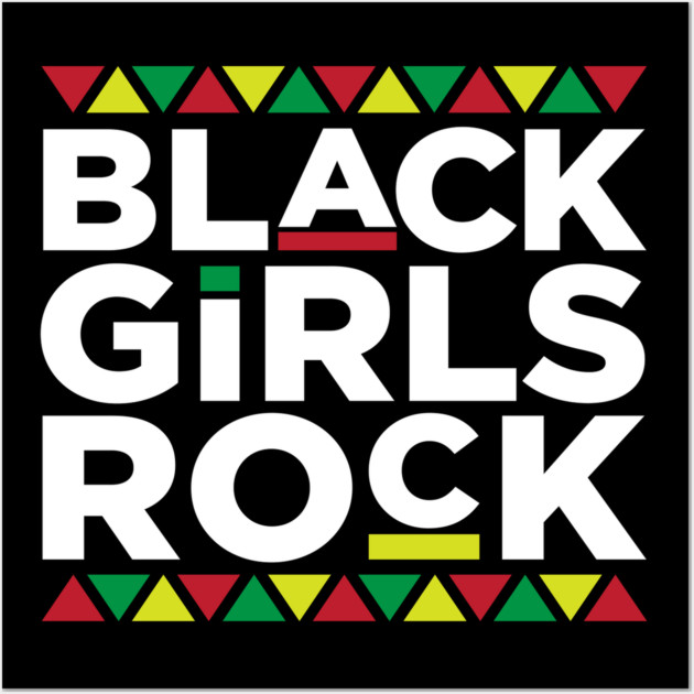 Black Girls Rock, Black Queen, Black Woman, Black Women, African American, Black Lives Matter, Black Pride Wall Art by UrbanLifeApparel