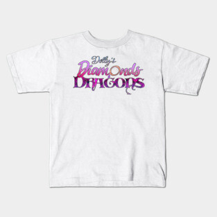 Dolly's Diamonds and Dragons Logo Kids T-Shirt