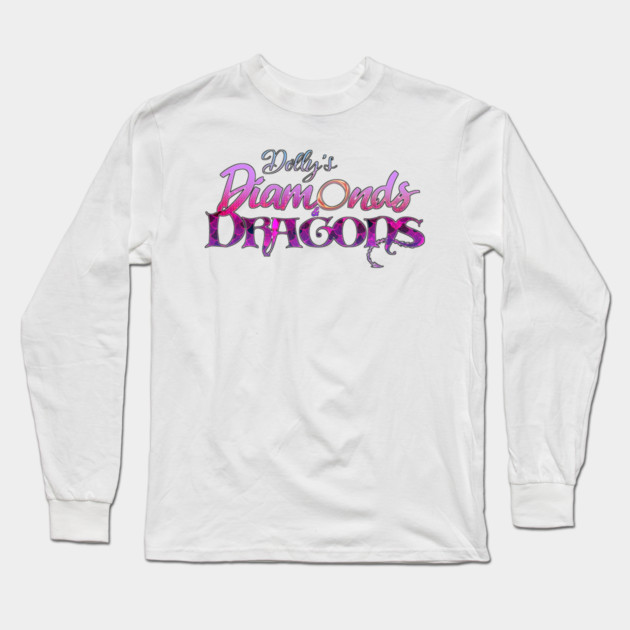 Dolly's Diamonds and Dragons Logo Long Sleeve T-Shirt by cwgrayauthor