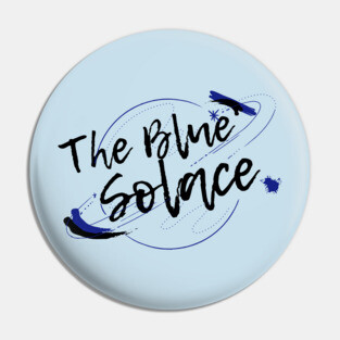 The Blue Solace Logo Pin