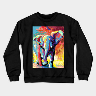 Elephant Crewneck Sweatshirt