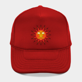 Folk Horror / Wicker Man Sun Sigil Hat