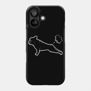 French bulldog yoga pose Phone Case