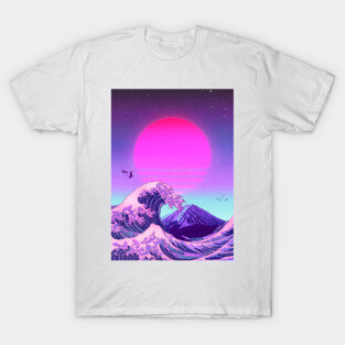 Kanagawa wave fuji 80s T-Shirt