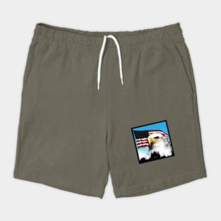 Patriotic Eagle Shorts