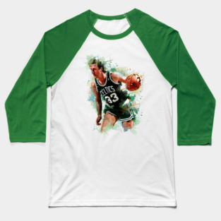 Larry Bird basketball legend Baseball T-Shirt