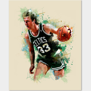 Larry Bird basketball legend Posters and Art