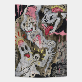 Bizarre Follies Tapestry