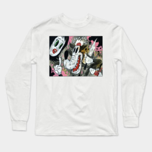 Wolf Knife Long Sleeve T-Shirt
