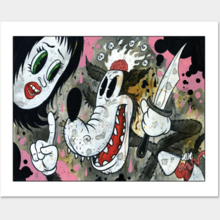 Wolf Knife Posters and Art