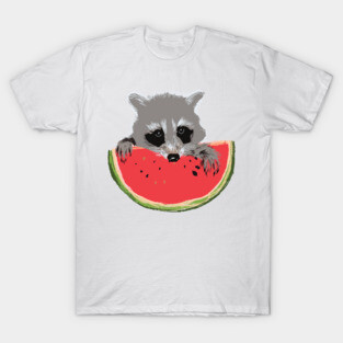 Raccoon Eat Healthy T-Shirt