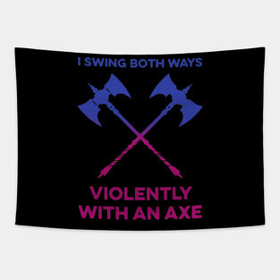 Bisexual Barbarian Pride Tapestry