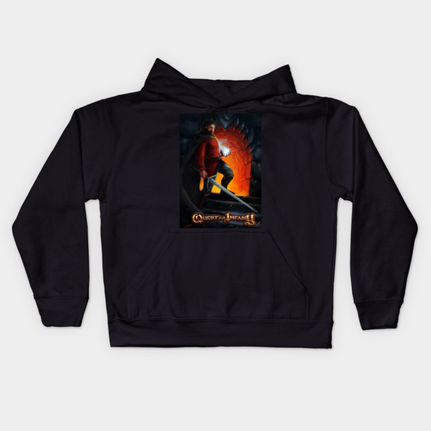 Quest for Infamy - Magic & Flame Kids Hoodie by Infamous_Quests