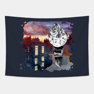 Grumpy Celery Tapestry