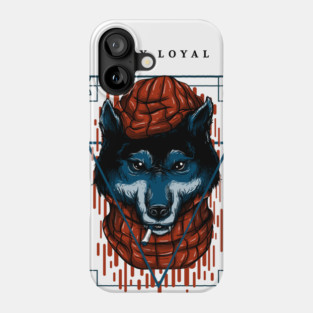 Stay loyal - wolf cartoon Phone Case