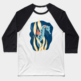 Seahorse Baseball T-Shirt