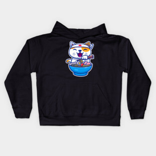 Ramen Cat Kids Hoodie