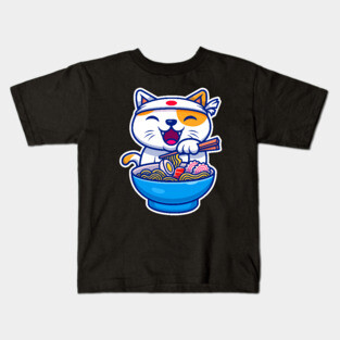 Ramen Cat Kids T-Shirt