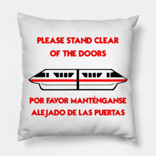 Please Stand Clear of the Door: Red Pillow