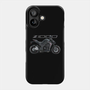 Kawasaki Z1000 19 black, sl Phone Case