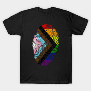 Progress Pride Rainbow Flag For Inclusivity T-Shirt
