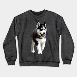 Siberian Husky Puppy Dog Crewneck Sweatshirt