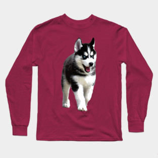 Siberian Husky Puppy Dog Long Sleeve T-Shirt