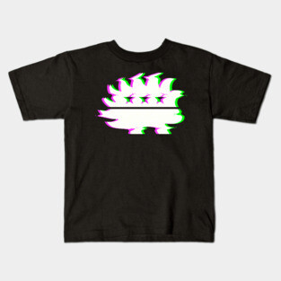 Libertarian Porcupine Glitch Kids T-Shirt