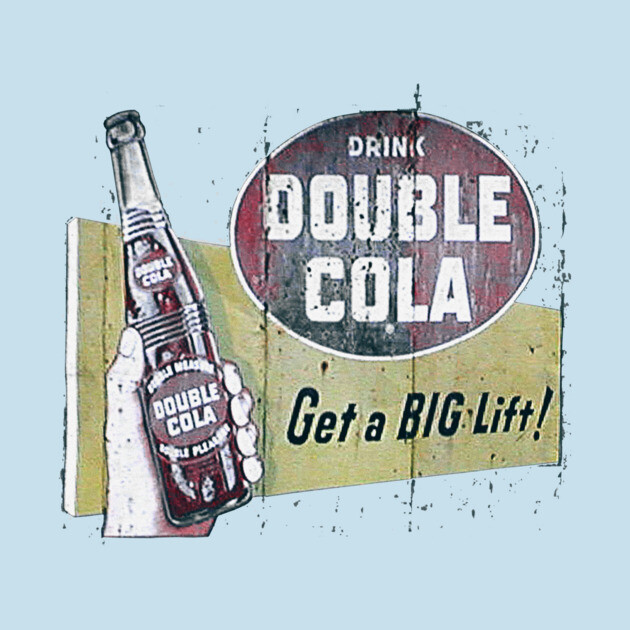 DRINK DOUBLE COLA by tomburns