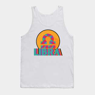Libra Zodiac Design Tank Top