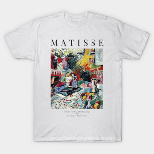 Henri Matisse - Interior with a Girl Reading - Exhibition Poster T-Shirt