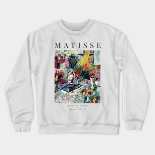 Henri Matisse - Interior with a Girl Reading - Exhibition Poster Crewneck Sweatshirt