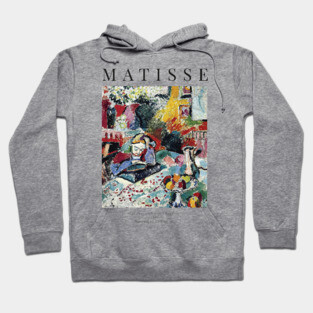 Henri Matisse - Interior with a Girl Reading - Exhibition Poster Hoodie