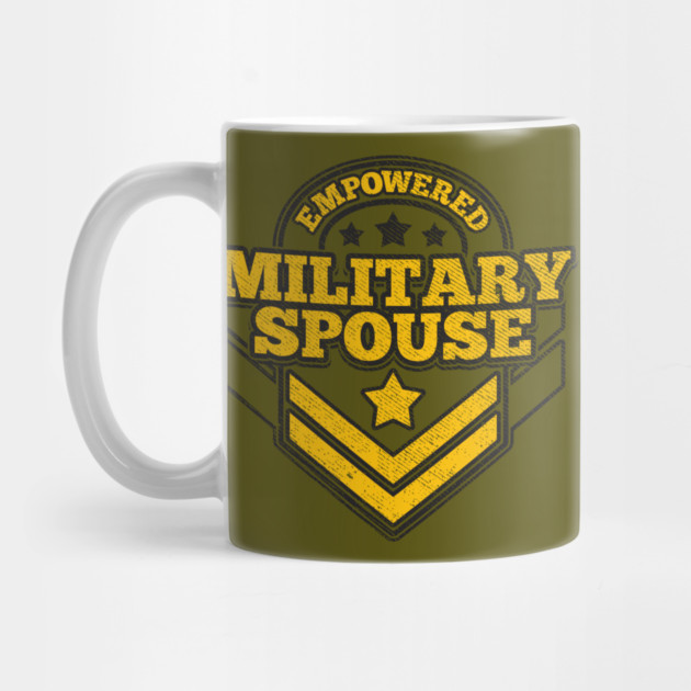 Empowered military spouse badge by creative