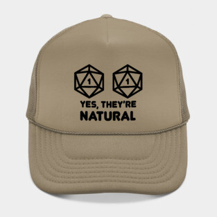 DnD Design Yes They're Natural Nat1 Hat