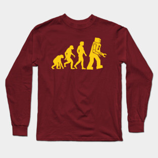 Sheldon's Robot Evolution Long Sleeve T-Shirt