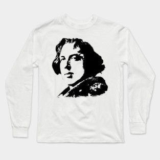 Oscar Wilde Portrait Long Sleeve T-Shirt