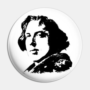 Oscar Wilde Portrait Pin