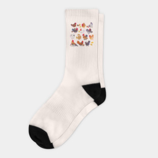 Chicken and Chick Socks