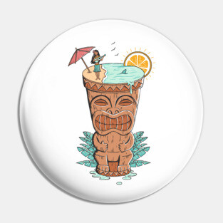 Tiki drink Pin