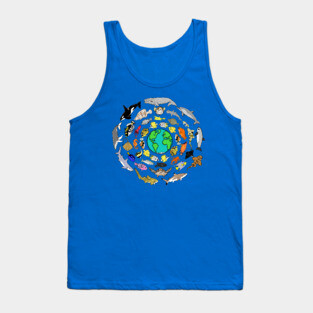 World Oceans Day Sea Life Tank Top