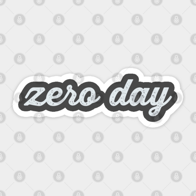 Zero Day Sticker by Camp Happy Hour