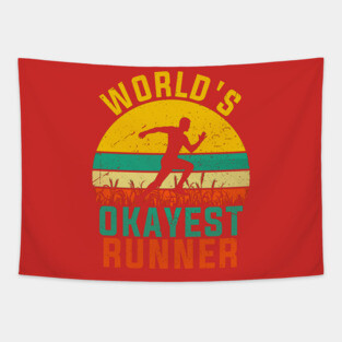 Funny Running Tapestry