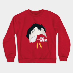 A Fish Called Wanda - Alternative Movie Poster Crewneck Sweatshirt