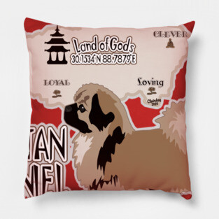 Tibetan Spaniel Pillow
