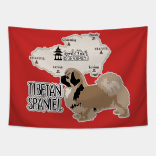 Tibetan Spaniel Tapestry