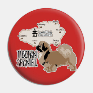 Tibetan Spaniel Pin